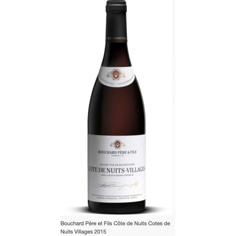 Côte de Nuits Cotes de Nuits Villages 2015 Bouchard Père et Fils Côte de Nuits Cotes de Nuits Villages 2015 Bouchard Père et Fils